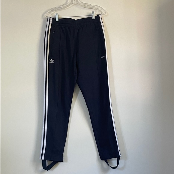 Adidas Noah Navy Track Pants with White Accents